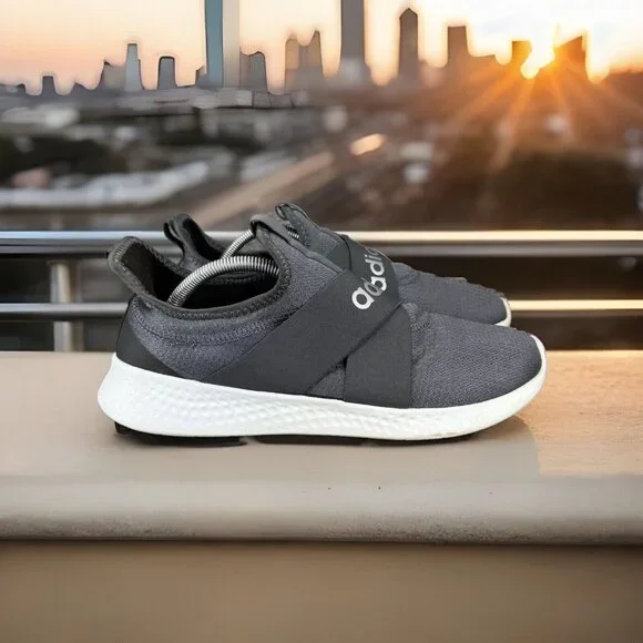 adidas | Shoes | Adidas Puremotion Adapt Grey White Womens Sz 1 Slip On Running  Shoes Sneaker | Poshmark